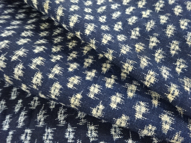  アンティーク　木綿本場久留米書生絣男物着物